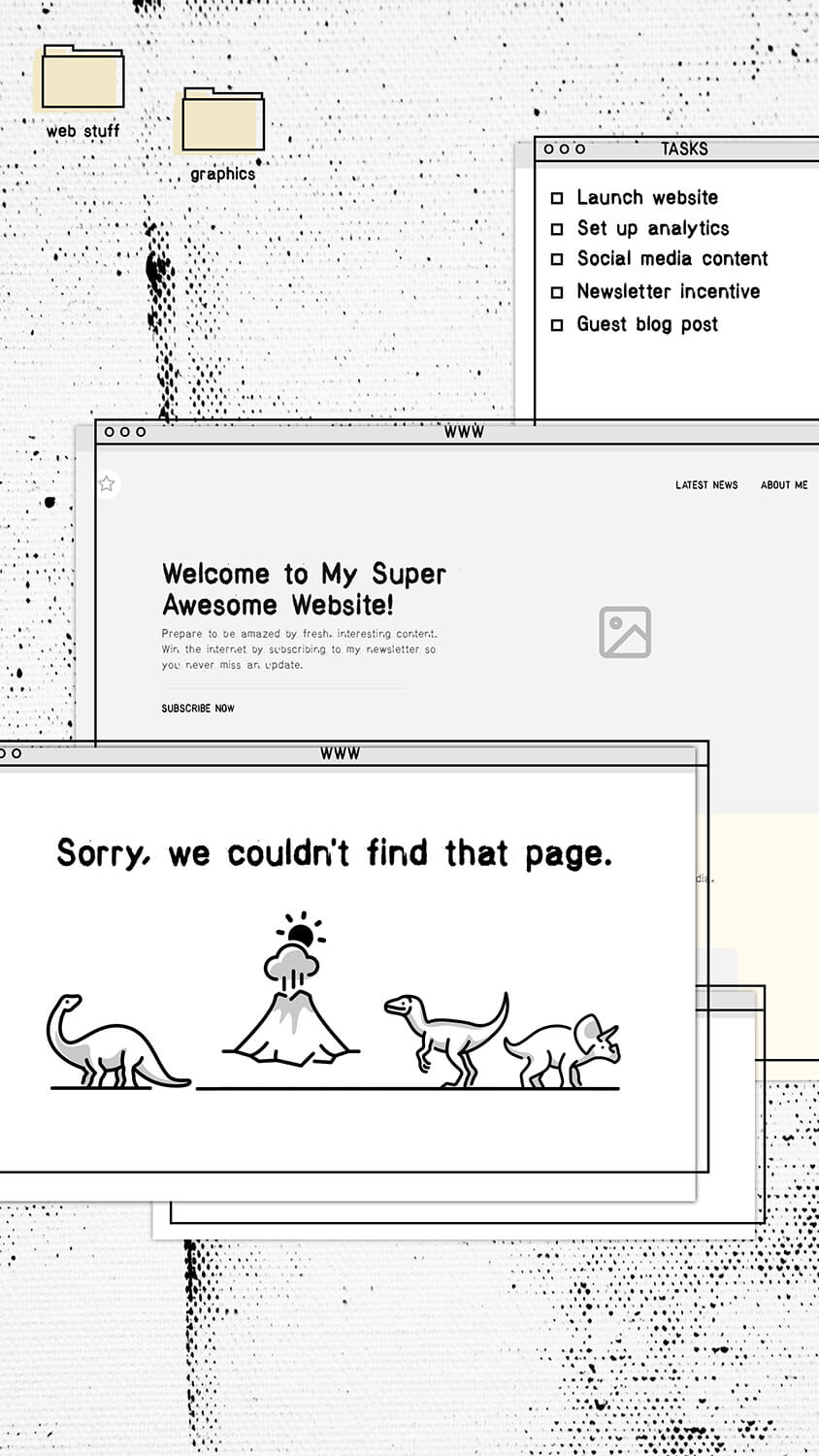 Screenshot depicting a search engine window that returned an error message.