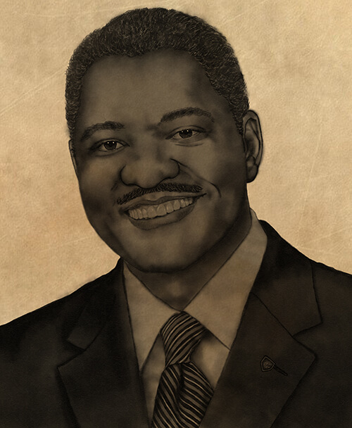 Portrait of Washington State University's President Elson S. Floyd.