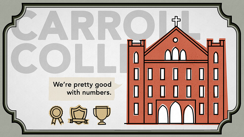 Graphic plate designed for the MACC commercial.