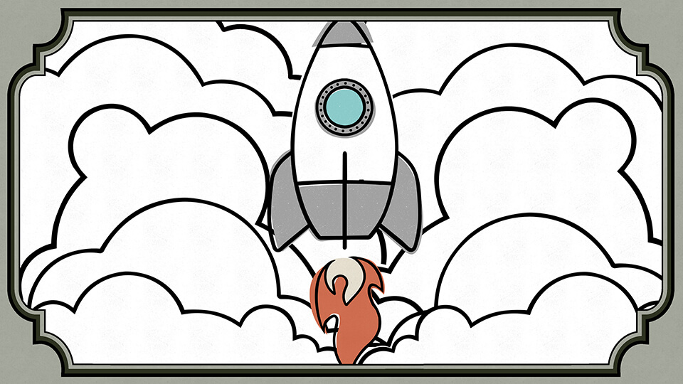 Graphic plate designed for the MACC commercial.