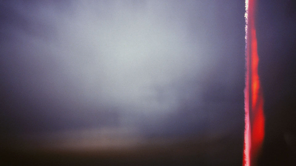 Photograph of the South Dakota badlands, taken with a homemade pinhole camera.