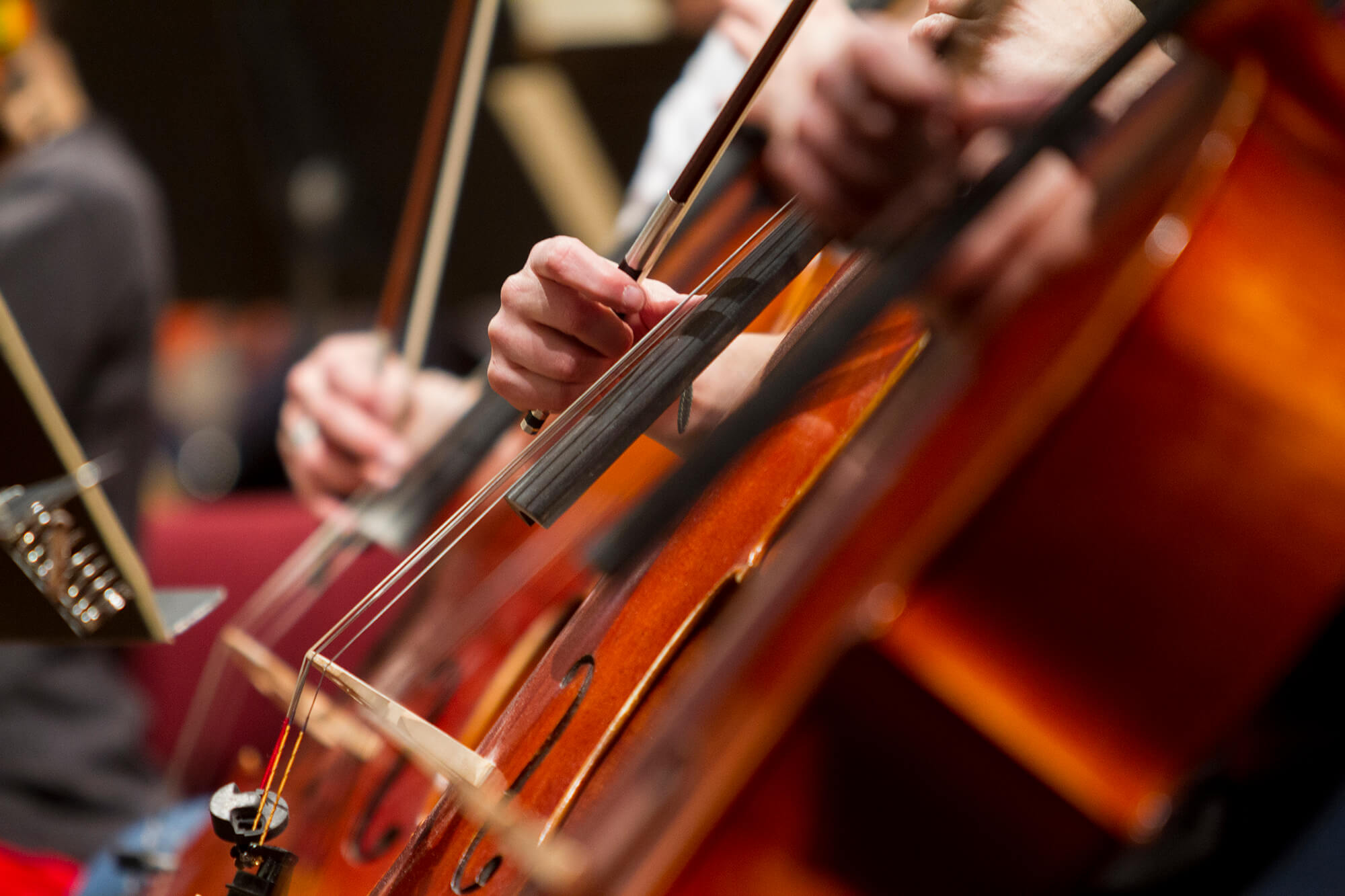 The Great Falls Symphony rehearses before a performance.