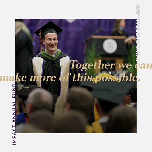 Social media graphic created for the IMPACT campaign.